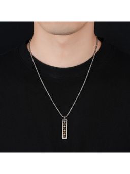 Salty Alpha - Black Obsidian Pulse Pendant Necklace