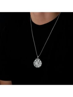 Salty Alpha - Silver Eternal Hour Pendant Necklace