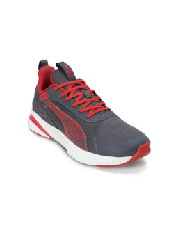 Puma - Softride Rift Soft Cushion Casual Kid Sneakers Grey & Red
