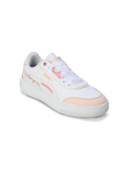 Puma - Tori Flower Farm Girl Sneakers White & Peach
