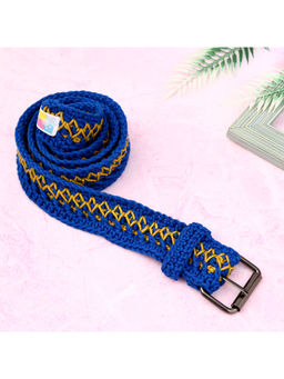 Magic Needles - Blue Handmade Crochet Belts
