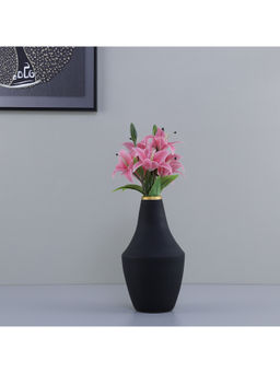 HomeTown - Bamboo Vases, Black