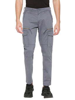 Being Human - Men Slate Grey Slim Fit Cargo
