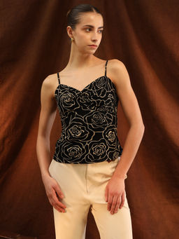 Kazo - Black Berlin Top