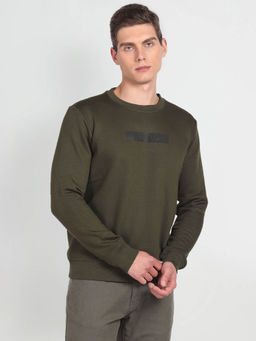 Arrow Newyork - Brand Print Crew Neck Sweatshirt