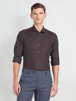 Arrow - Graph Check Cotton Shirt