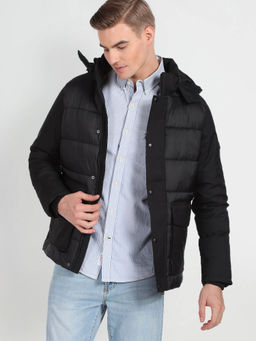 Arrow Sports - Quilted Hooded Jacket