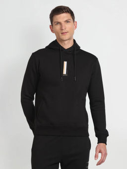 Arrow Sports - Solid Long Sleeve Hooded Sweatshirt