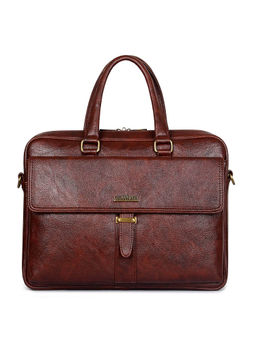 The Clownfish - Vogue Laptop Messenger Bag For 14 Inch Laptops - Cinnamon