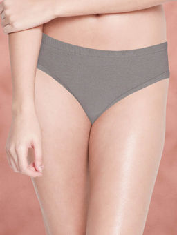 Shyaway - Women Grey Solid Brief