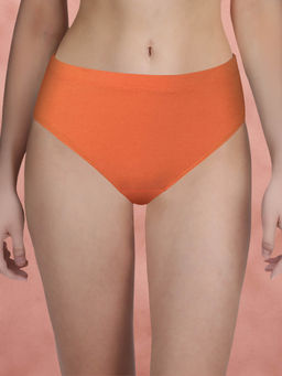 Shyaway - Women Orange Solid Brief