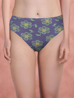 Shyaway - Women Blue Floral1 Brief