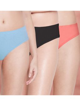 Shyaway - Women Multi-Color Solid Briefs (Pack of 3)