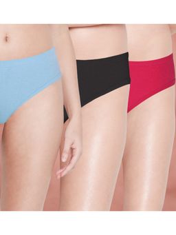 Shyaway - Women Multi-Color Solid Briefs (Pack of 3)