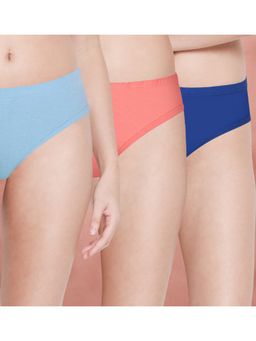 Shyaway - Women Multi-Color Solid Briefs (Pack of 3)