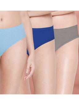 Shyaway - Women Multi-Color Solid Briefs (Pack of 3)