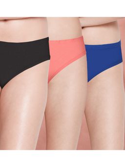 Shyaway - Women Multi-Color Solid Briefs (Pack of 3)