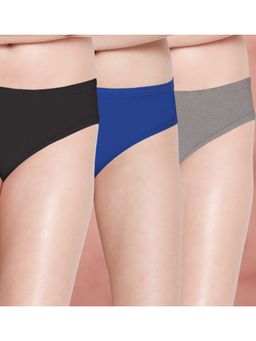 Shyaway - Women Multi-Color Solid Briefs (Pack of 3)