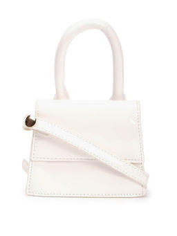 Forever 21 - Off White Solid Satchel
