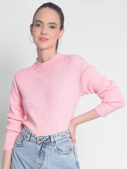 CRIMSOUNE CLUB - Women's Pink Sweater