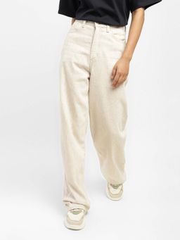 Levi's - Women Loose Fit Beige Jeans