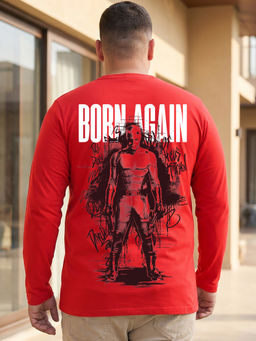 Bewakoof - Marvel Bold Red The Devil Graphic Printed T-Shirt
