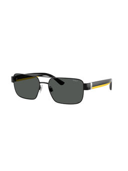 POLO RALPH LAUREN - Men UV Protected Grey Lens Rectangle Sunglasses - 0PH316192238758 (58)