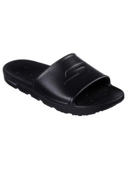 SKECHERS - Men Hyper Ease Black Lifestyle Sliders