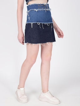 Bene Kleed - Women Blue Mini Skirt