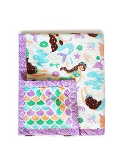 Silverlinen - Magical Mermaids 100% Cotton 3 Layer Reversible Blanket for Kids (Single)