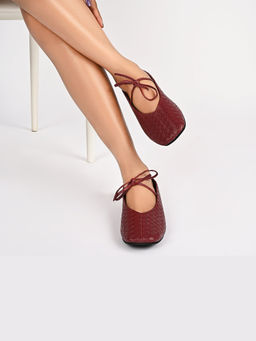 SKO - Daphne Maroon Loafers