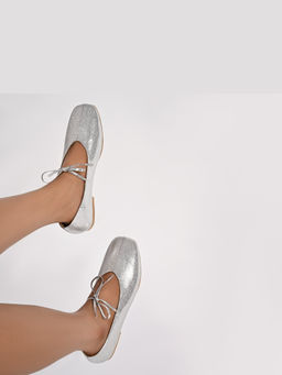 SKO - Daphne Silver Loafers