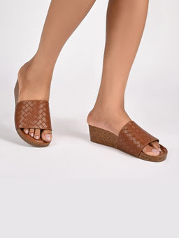 SKO - Murcia Cork Tan Wedges
