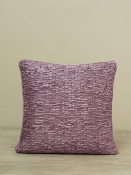 Pure Home + Living - Purple Smocked Cushion Cover (16x16 inches)