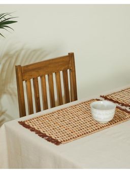 Fabindia - Brown Bhoomi Natural Fibre Woven Table Mats - Set of 6