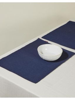Fabindia - Indigo Prithi Cotton Table Mats - Set of 6