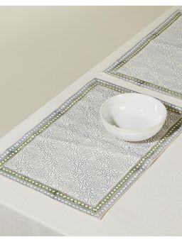 Fabindia - Shaalimar Anaar Cotton Table Mats - Set of 6