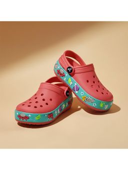 toothless - Boys Red EVA Soft Sole Comfort Fit Lightweight Comfortable Casual Clogs