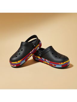 toothless - Boys Black Casual Stylish EVA Washable Lightweight Comfortable Slip-On Clogs