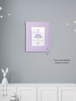 Mi Arcus - 4x6 Inch Stand Photo Frame with Textured Paper Finish – for Kids’ Bedroom