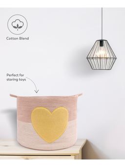 Mi Arcus - Multipurpose Storage Basket/Organizer for Kid's Small Items- Brown, 37x30 cm