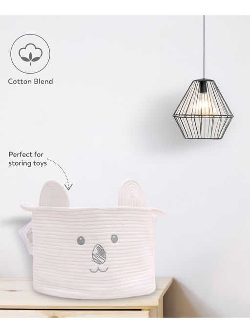 Mi Arcus Multipurpose Storage Basket/Organizer for Kid's Small Items- White