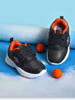 Mi Arcus - Black Comfortable Mesh Walking Shoes for Baby Kids (UK 12)