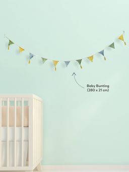 Mi Arcus - Multicolor Cotton Knitted Triangle Bunting for Newborn Baby Nursery Décor