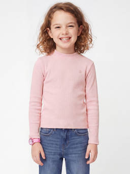 United Colors of Benetton - Pink Cotton Blend Ruched Mid Waist Hoodies