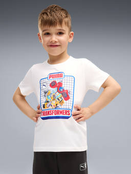 Puma - White Cotton Printed T-Shirt
