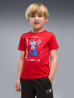 Puma - Red Cotton Printed T-Shirt