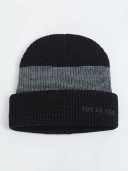 max - Multi-Color Acrylic Solid/Plain Beanie