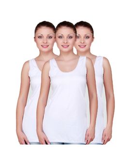 Floret - Pack Of 3 Camisoles - White