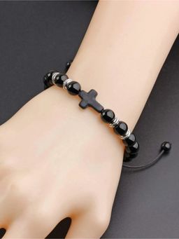 Salty Alpha - Men Taur Black Beaded Bracelet